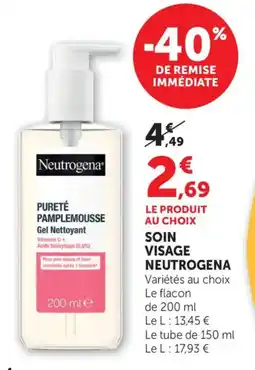 Bi1 Soin visage neutrogena offre