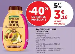 Bi1 Routine capillaire ultra doux offre