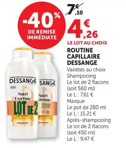 Bi1 Routine capillaire dessange offre