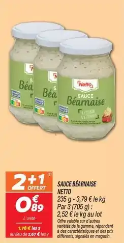 Netto Netto - sauce bearnaise offre