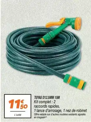 Complet - tuyau d'2,5mm 15m