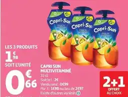 Auchan Supermarché Capri sun - multivitaminé offre