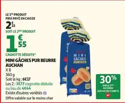 Auchan Supermarché Auchan - mini gâches pur beurre offre