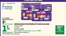 Auchan Supermarché Crème dessert protéinée eat n offre