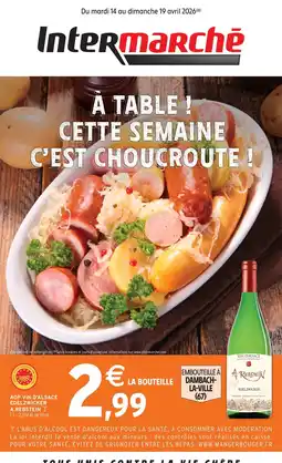 Intermarché Hyper A.REBSTEIN Aop vin d'alsace edelzwicker offre