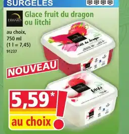 Norma ERHARD Glace fruit du dragon ou litchi offre