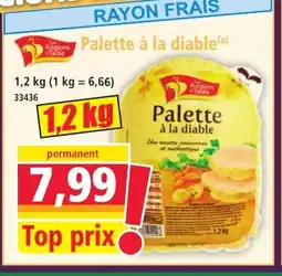 Norma Palette à la diable offre