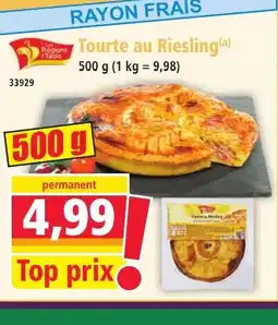 Norma Tourte au Riesling offre