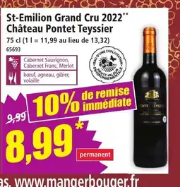 Norma St-Emilion Grand Cru 2022 Château Pontet Teyssier offre