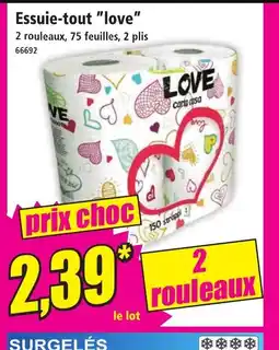 Norma LOVE Essuie-tout offre