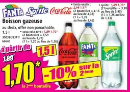 Norma FANTA, SPRITE, COCA-COLA offre