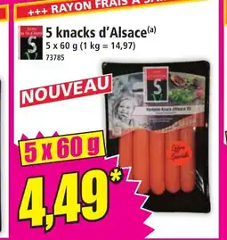 Norma 5 knacks d'Alsace offre