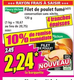 Norma FLEURY MICHON Filet de poulet fumé offre