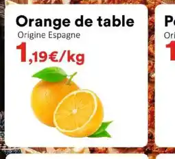 Hmarket Orange de table offre