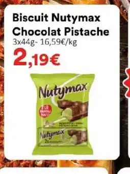 Hmarket Biscuit Nutymax Chocolat Pistache offre