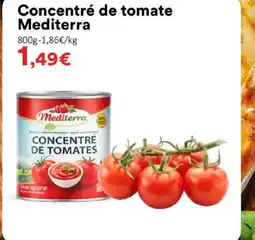 Hmarket MEDITERRA Concentré de tomate offre