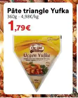 Hmarket UFKA Pâte triangle offre