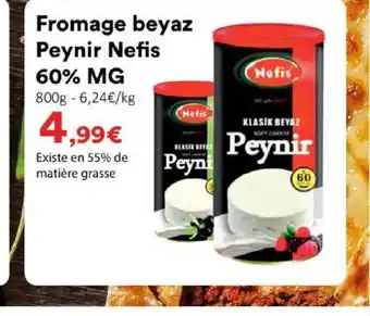 Hmarket NEFIS Fromage beyaz Peynir offre