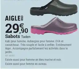 Espace emeraude Sabots Taden offre