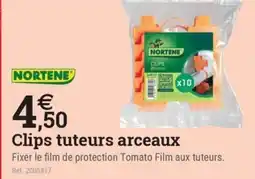 Espace emeraude NORTENE Clips tuteurs arceaux offre