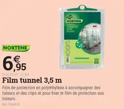 Espace emeraude NORTENE Film tunnel 3,5 m offre