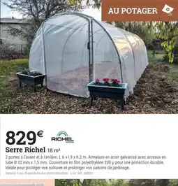 Espace emeraude Serre Richel offre