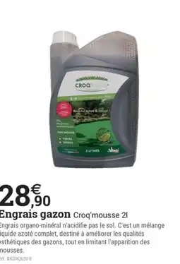 Espace emeraude Engrais gazon offre