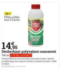 Espace emeraude Désherbant polyvalent concentré offre