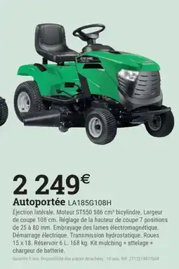 Espace emeraude Autoportée LA185G108H offre