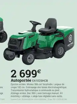 Espace emeraude Autoportée EA102SHCB offre
