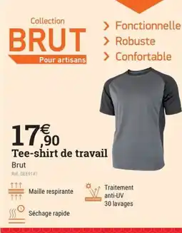 Espace emeraude Tee-shirt de travail offre
