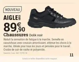 Espace emeraude Chaussures Dolik noir offre