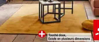 BUT Tapis soft jaune offre