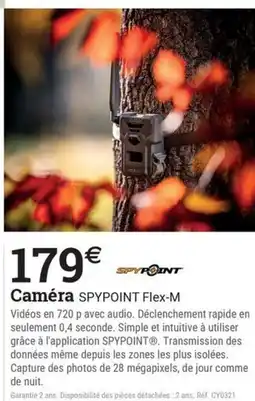 Espace emeraude SPYPOINT Caméra Flex-M offre