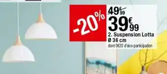 BUT Suspension lotta offre