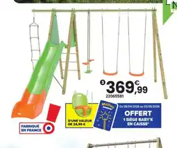 JouéClub Portique bois-métal 2,30 m offre