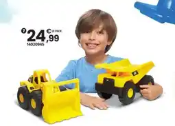 JouéClub Pack de 2 véhicules camion benne et chargeur frontal offre