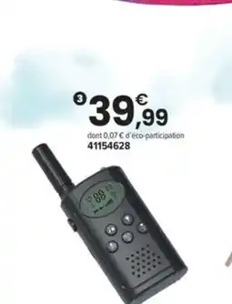 JouéClub Talkies walkies 3 km rechargeables offre