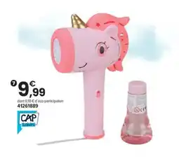 JouéClub Machine à bulles licorne 3 ans offre