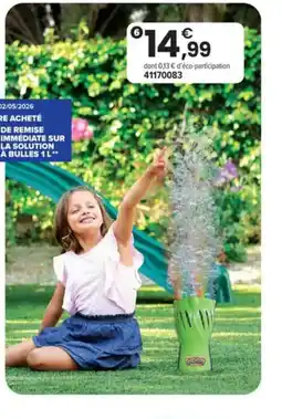 JouéClub Gazillion-solution à bulles offre