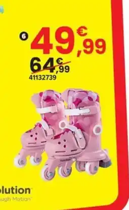 JouéClub Twista skates roses 29-34.18 ans rou offre