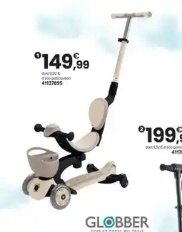 JouéClub Trottinette évolutive go up baby lights 360 - taupe offre