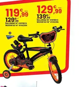 JouéClub Ballerina 14" 41078512 moovn'go 14" offre