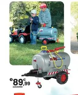 JouéClub Remorque citerne à eau rolly tanker offre