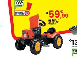 JouéClub Tracteur à pédales avec capot ouvrant offre