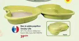 JouéClub Bac à sable papillon Smoby Life offre