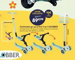 JouéClub Trottinette go up active 3 en 1 offre