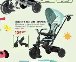 JouéClub Tricycle 6 en 1 Elite Platinum offre