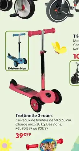 JouéClub Trottinette 3 roues offre