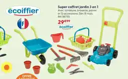 JouéClub ÉCOIFFIER Super coffret jardin 3 en 1 offre